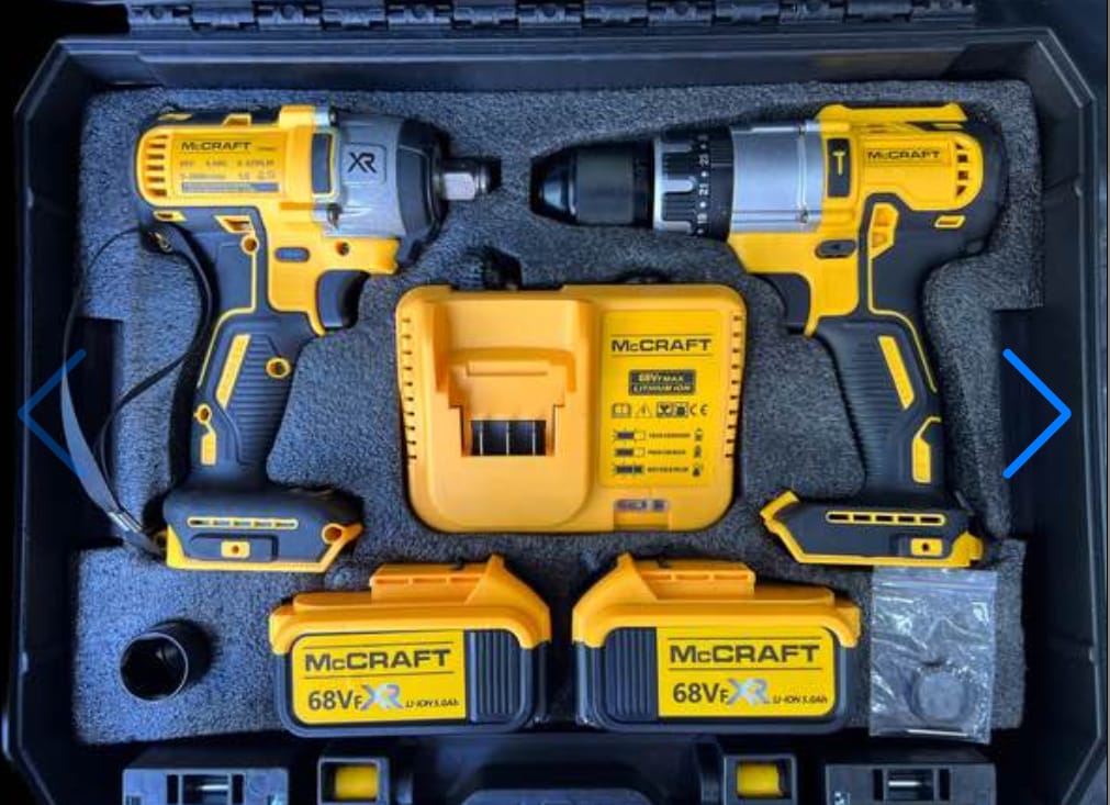 COMBO TALADRO Y PISTOLA DE ALTO IMPACTO